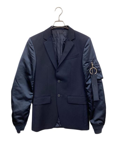 GIVENCHY（ジバンシィ）GIVENCHY (ジバンシィ) 切替ジャケット ネイビー サイズ:44の古着・服飾アイテム