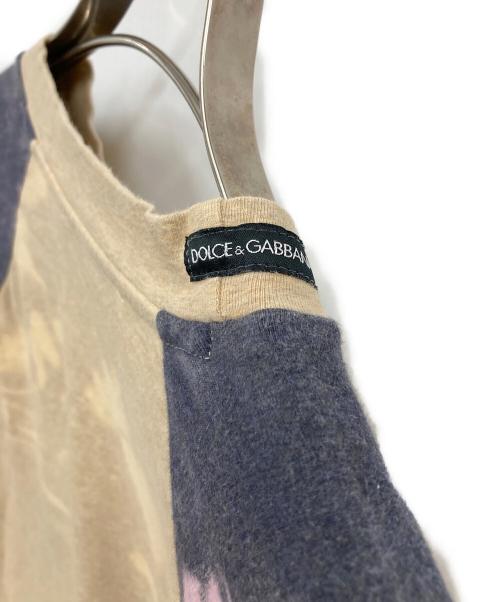 DOLCE & GABBANA（ドルチェ＆ガッバーナ）DOLCE & GABBANA (ドルチェ＆ガッバーナ) ラグランカットソー ベージュ サイズ:48の古着・服飾アイテム