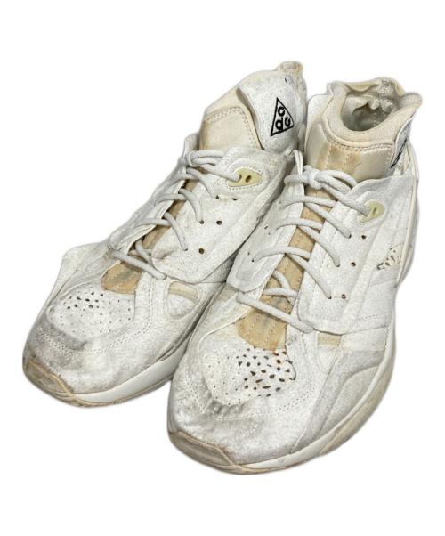 NIKE ACG（ナイキエーシージー）NIKE ACG (ナイキエーシージー) COMME des GARCONS HOMME PLUS (コムデギャルソンオムプリュス) スニーカー ホワイト サイズ:28の古着・服飾アイテム