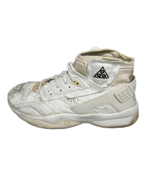 NIKE ACG（ナイキエーシージー）NIKE ACG (ナイキエーシージー) COMME des GARCONS HOMME PLUS (コムデギャルソンオムプリュス) スニーカー ホワイト サイズ:28の古着・服飾アイテム