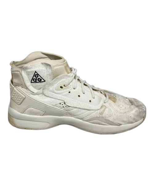 NIKE ACG（ナイキエーシージー）NIKE ACG (ナイキエーシージー) COMME des GARCONS HOMME PLUS (コムデギャルソンオムプリュス) スニーカー ホワイト サイズ:28の古着・服飾アイテム