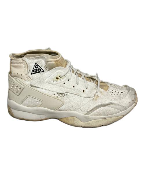 NIKE ACG（ナイキエーシージー）NIKE ACG (ナイキエーシージー) COMME des GARCONS HOMME PLUS (コムデギャルソンオムプリュス) スニーカー ホワイト サイズ:28の古着・服飾アイテム