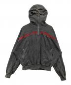 FALMARANファルマラン）の古着「オーバーサイズ ハーフジップ パーカー」｜ブラック