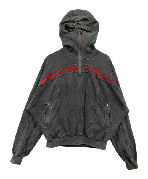 FALMARAN（ファルマラン）FALMARAN (ファルマラン) オーバーサイズ ハーフジップ パーカー ブラック サイズ:Mの古着・服飾アイテム