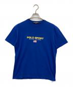 POLO SPORTポロスポーツ）の古着「ロゴTシャツ」｜ブルー