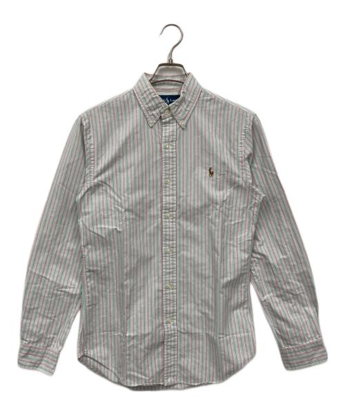 POLO RALPH LAUREN（ポロ・ラルフローレン）POLO RALPH LAUREN (ポロ・ラルフローレン) ストライプシャツ ブルー サイズ:Sの古着・服飾アイテム