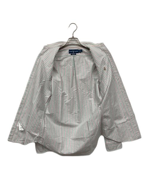 POLO RALPH LAUREN（ポロ・ラルフローレン）POLO RALPH LAUREN (ポロ・ラルフローレン) ストライプシャツ ブルー サイズ:Sの古着・服飾アイテム