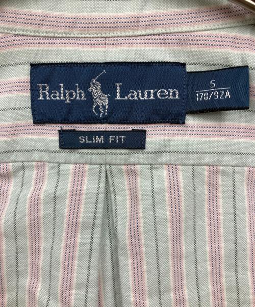 POLO RALPH LAUREN（ポロ・ラルフローレン）POLO RALPH LAUREN (ポロ・ラルフローレン) ストライプシャツ ブルー サイズ:Sの古着・服飾アイテム