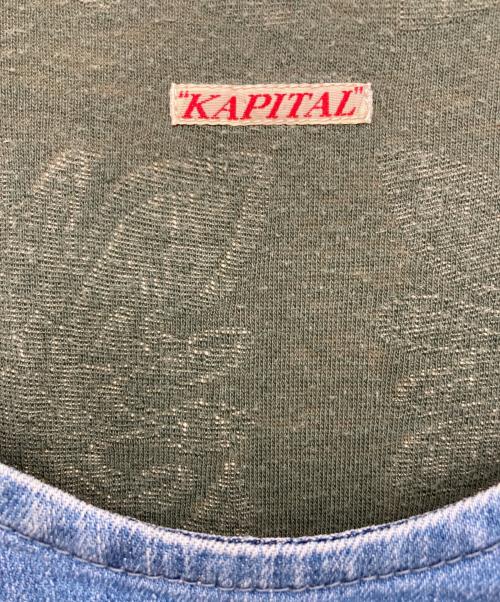 KAPITAL（キャピタル）KAPITAL (キャピタル) パッチワーク切替デニム切替ワンピース インディゴ サイズ:1の古着・服飾アイテム
