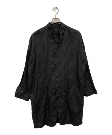 pas de calais フードコート 黒 38 リネン混 裁ち切り 3042004048883141_01_4659w.jpeg