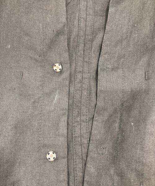 pas de calais（パドカレ）pas de calais (パドカレ) リネンワンピース ブラック サイズ:38の古着・服飾アイテム
