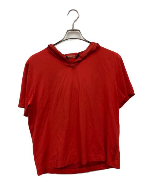PRADA SPORTS（プラダスポーツ）PRADA SPORTS (プラダスポーツ) 半袖パーカー レッド サイズ:XLの古着・服飾アイテム