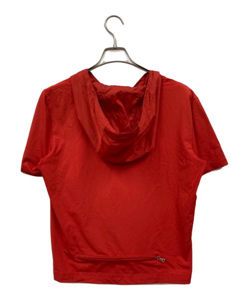 PRADA SPORTS（プラダスポーツ）PRADA SPORTS (プラダスポーツ) 半袖パーカー レッド サイズ:XLの古着・服飾アイテム