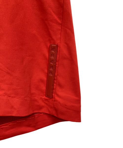 PRADA SPORTS（プラダスポーツ）PRADA SPORTS (プラダスポーツ) 半袖パーカー レッド サイズ:XLの古着・服飾アイテム