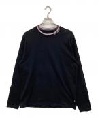 stussyステューシー）の古着「長袖カットソー」｜ブラック