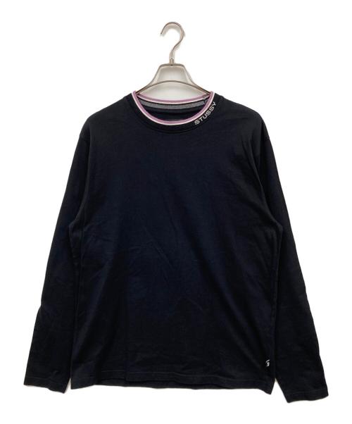 stussy（ステューシー）stussy (ステューシー) 長袖カットソー ブラック サイズ:Lの古着・服飾アイテム