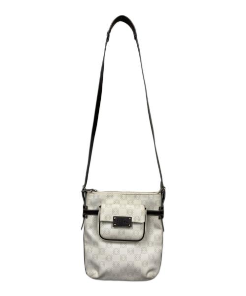 LOEWE（ロエベ）LOEWE (ロエベ) アナグラムショルダーバッグ ホワイトの古着・服飾アイテム
