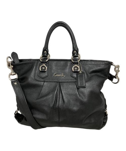 COACH（コーチ）COACH (コーチ) 2WAYショルダーバッグ ブラックの古着・服飾アイテム