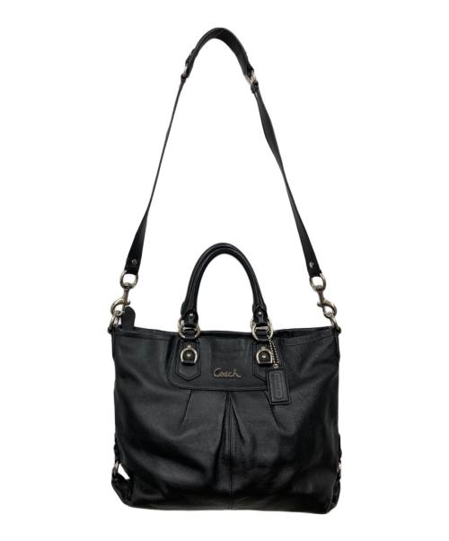 COACH（コーチ）COACH (コーチ) 2WAYショルダーバッグ ブラックの古着・服飾アイテム