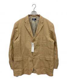 POLO RALPH LAUREN（ポロ・ラルフローレン）の古着「リネン テーラードジャケット」｜ベージュ