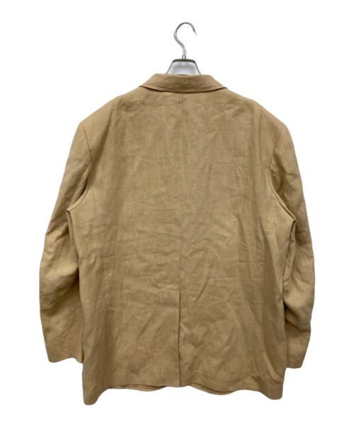 POLO RALPH LAUREN（ポロ・ラルフローレン）POLO RALPH LAUREN (ポロ・ラルフローレン) リネン テーラードジャケット ベージュ サイズ:4Lの古着・服飾アイテム