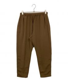 South2 West8（サウスツー ウエストエイト）の古着「String Slack Pant-Poly Crepe Cloth」｜ブラウン
