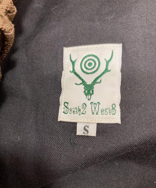 South2 West8（サウスツー ウエストエイト）south2 west8 (サウスツー ウエストエイト) String Slack Pant-Poly Crepe Cloth ブラウン サイズ:Sの古着・服飾アイテム
