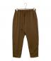 south2 west8（サウスツー ウエストエイト）の古着「String Slack Pant-Poly Crepe Cloth」｜ブラウン