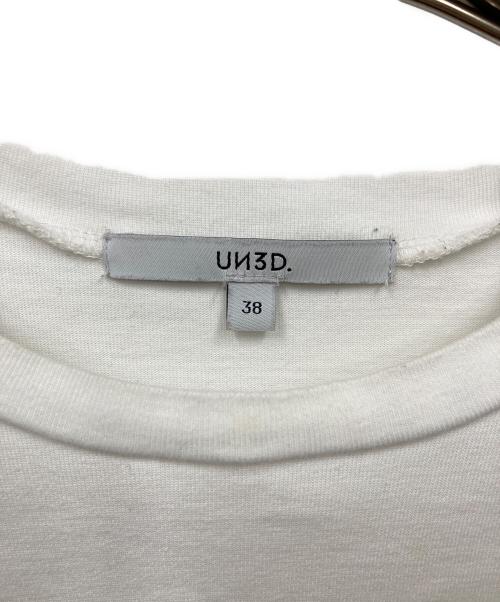 UN3D.（アンスリード）UN3D. (アンスリード) Tシャツ ホワイト サイズ:38の古着・服飾アイテム