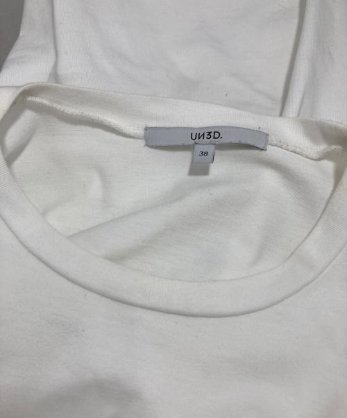 UN3D.（アンスリード）UN3D. (アンスリード) Tシャツ ホワイト サイズ:38の古着・服飾アイテム