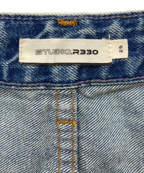 STUDIO.R330（ステュディオ アール スリーサーティー）STUDIO.R330 (ステュディオ アール スリーサーティー) デニムパンツ スカイブルー サイズ:25 未使用品の古着・服飾アイテム