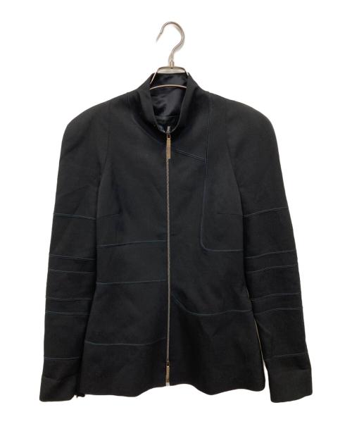 Salvatore Ferragamo（サルヴァトーレ フェラガモ）Salvatore Ferragamo (サルヴァトーレ フェラガモ) ジャケット ブラック サイズ:42の古着・服飾アイテム