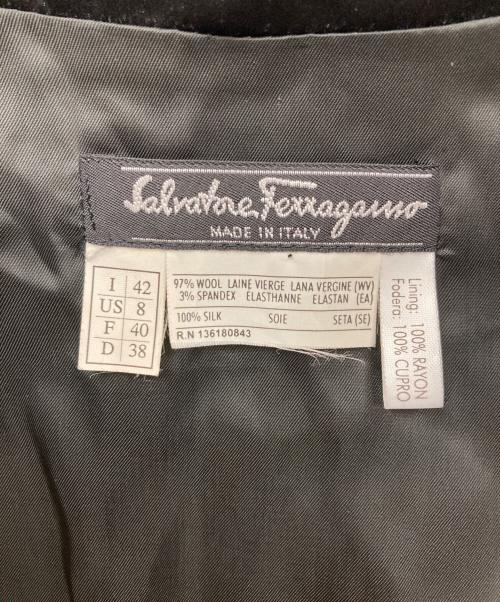 Salvatore Ferragamo（サルヴァトーレ フェラガモ）Salvatore Ferragamo (サルヴァトーレ フェラガモ) ジャケット ブラック サイズ:42の古着・服飾アイテム