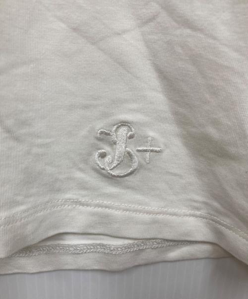 JIL SANDER+（ジルサンダープラス）JIL SANDER+ (ジルサンダープラス) タートルネックカットソー ホワイト サイズ:Sの古着・服飾アイテム