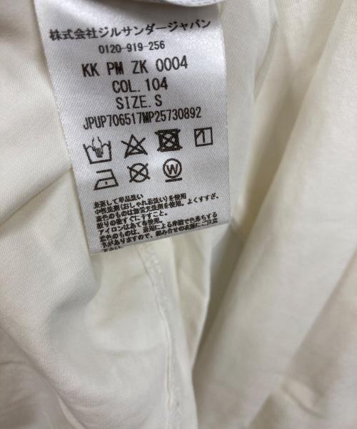 JIL SANDER+（ジルサンダープラス）JIL SANDER+ (ジルサンダープラス) タートルネックカットソー ホワイト サイズ:Sの古着・服飾アイテム