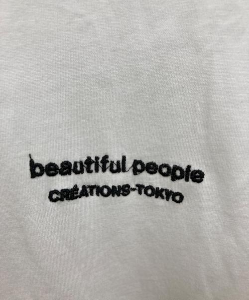 beautiful people（ビューティフルピープル）beautiful people (ビューティフルピープル) ロゴカットソー ホワイト サイズ:190の古着・服飾アイテム