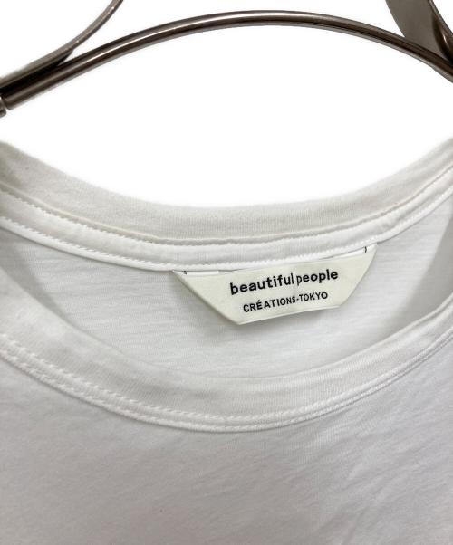 beautiful people（ビューティフルピープル）beautiful people (ビューティフルピープル) ロゴカットソー ホワイト サイズ:190の古着・服飾アイテム