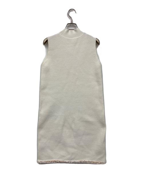 CELFORD（セルフォード）CELFORD (セルフォード) ニットワンピース ホワイト サイズ:36の古着・服飾アイテム