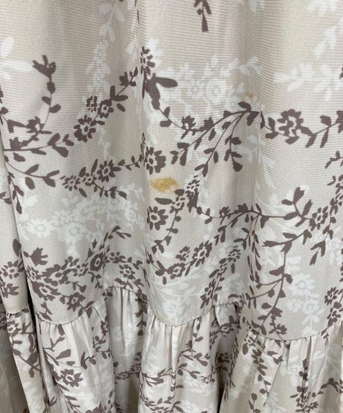 HER LIP TO（ハーリップトゥ）Her lip to (ハーリップトゥ) Pedicel Lace-Trimmed Long Dress ベージュ サイズ:Mの古着・服飾アイテム