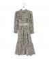 Her lip to（ハーリップトゥ）の古着「Pedicel Lace-Trimmed Long Dress」｜ベージュ