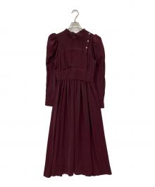 HER LIP TO（ハーリップトゥ）の古着「Back Ribbon Dress」｜レッド