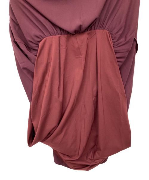 HER LIP TO（ハーリップトゥ）Her lip to (ハーリップトゥ) Back Ribbon Dress レッド サイズ:Mの古着・服飾アイテム