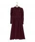 Her lip to（ハーリップトゥ）の古着「Back Ribbon Dress」｜レッド