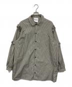 &ellecyアンドエルシー）の古着「シャツ」｜グレー