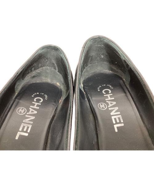 CHANEL（シャネル）CHANEL (シャネル) マトラッセココマークパンプス ブラック サイズ:36の古着・服飾アイテム