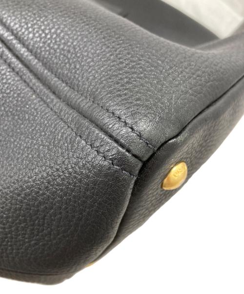 PRADA（プラダ）PRADA (プラダ) レザー 2WAYトートバッグ ブラックの古着・服飾アイテム