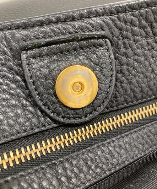 PRADA（プラダ）PRADA (プラダ) レザー 2WAYトートバッグ ブラックの古着・服飾アイテム