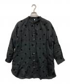 nop de nodノップドゥノッド）の古着「リネンワンピース」｜ブラック