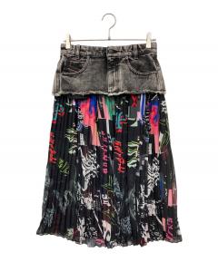 中古・古着通販】sacai (サカイ) デニムスカート インディゴ サイズ:2