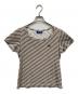 BURBERRY BLUE LABEL（バーバリー ブルー レーベル）の古着「ノバチェックカットソー」｜ベージュ